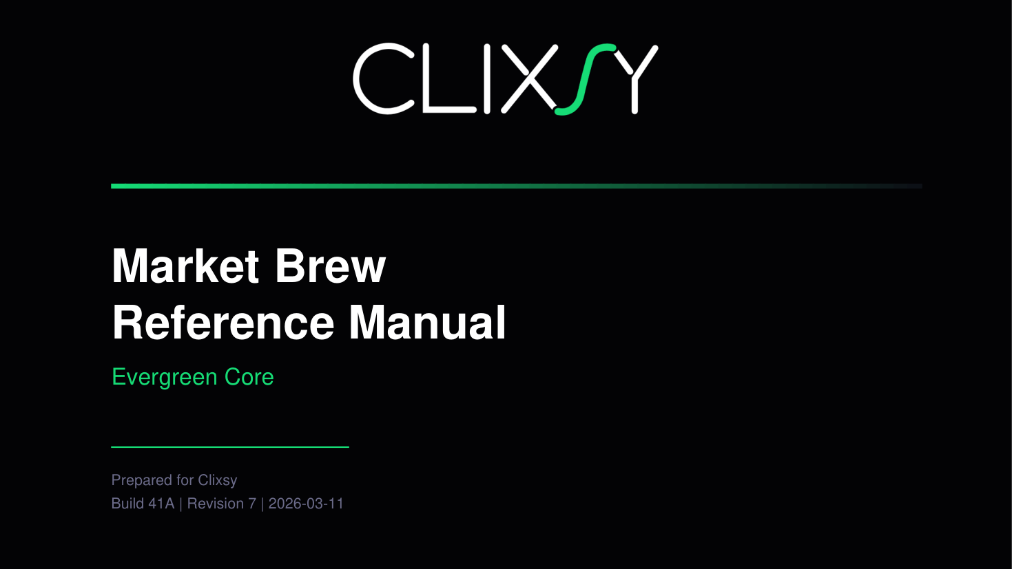 MarketBrew Reference Manual preview